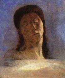 Odilon Redon With Closed Eyes Spain oil painting art